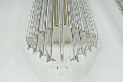 Very Large Mid Century Lucite Sconces