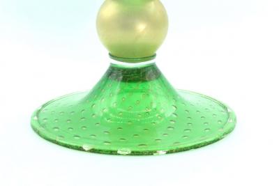 Very Large Murano Glass Gold Flecks Decorative Bowl