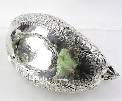 Very Ornately Decorated Silver Plated Austrian Footed Centerpiece