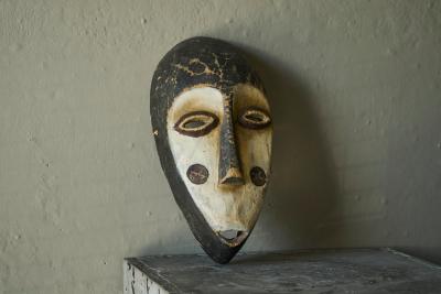 Very Rare African Dagara Mask Ngbaka People DR Congo Early to Mid 20th Century