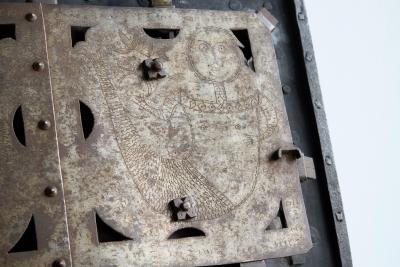 Very Rare Antique Armada Box or Strongbox in Iron Early 17th Century