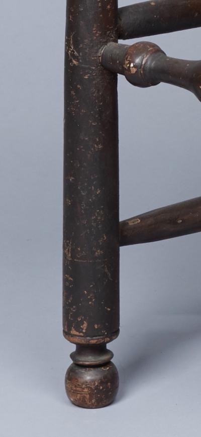 Very Rare Bannister Back Side Chair