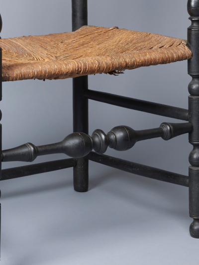 Very Rare Maple Bannister Back Arm Chair