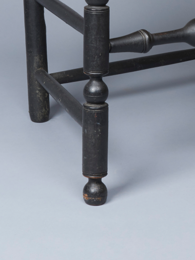 Very Rare Maple Bannister Back Arm Chair