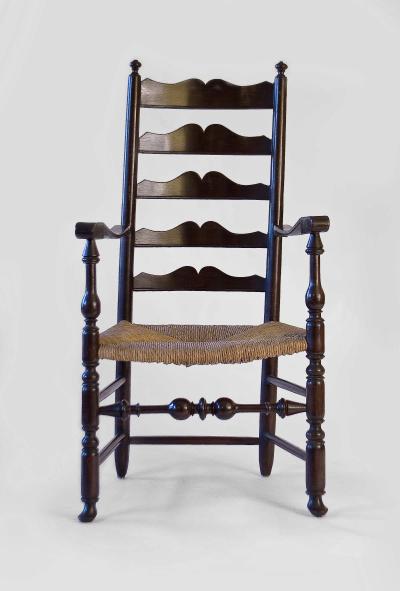 Very Rare Maple Ladderback Armchair