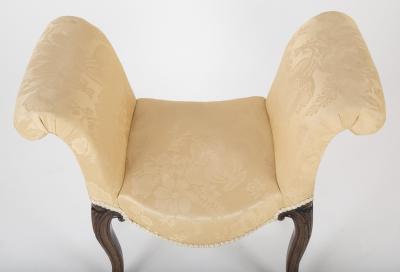 Very Rare Virtual Pair of English George III Carved Benches