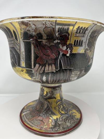 Very Rare Wedding Bowl by Venetian Artist Bruber