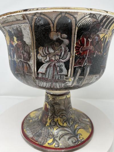 Very Rare Wedding Bowl by Venetian Artist Bruber