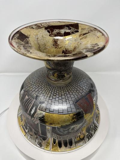 Very Rare Wedding Bowl by Venetian Artist Bruber