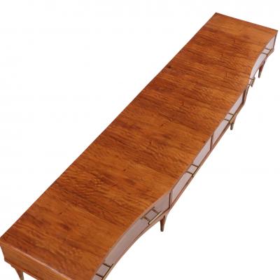 Very Wide Mid Century Modern Low Dresser Credenza mid 20th C 