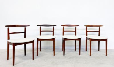 Vestervig Erikson Set of 4 Danish Dining Chairs by Vestervig Eriksen