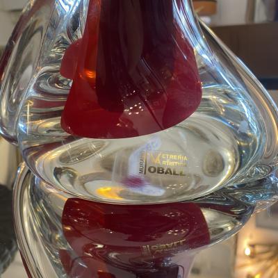 Vetreria Artistica Oball Large Red Murano OBALL Vase