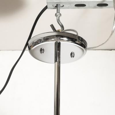 Vetreria Fratelli Toso Mid Century 3 Tier Textural Prism Murano Glass Pendant by Fratelli Toso Vetreria