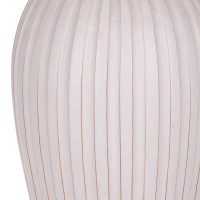 Vicke Lindstrand Swedish Modern Table Lamp with Carved Fluting by Vicke Lindstrand
