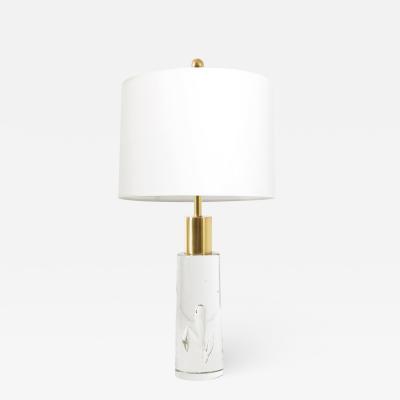 Vicke Lindstrand VICKE LINDSTRAND BUBBLE LAMP FOR KOSTA WITH BRASS