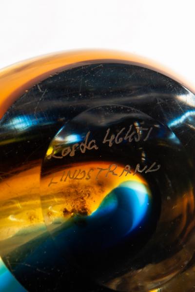 Vicke Lindstrand Vase Produced by Kosta