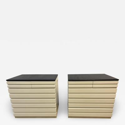 Vico Magistretti Pair of Samarcanda Chest of Drawers by Vico Magistretti Italy 1970s