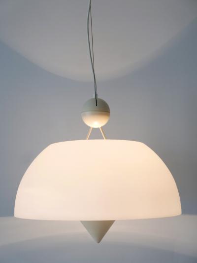 Vico Magistretti Rare Elegant Mid Century Modern Pendant Lamp or Hanging Light Italy 1970s