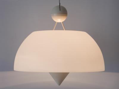 Vico Magistretti Rare Elegant Mid Century Modern Pendant Lamp or Hanging Light Italy 1970s