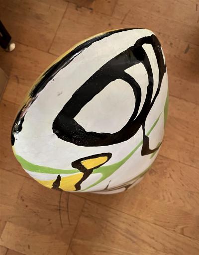 Victor Cerrato Large Ceramic Vase by Victor Cerrato