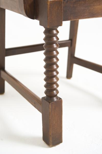 Victor Courtray Pair of Rush Armchairs