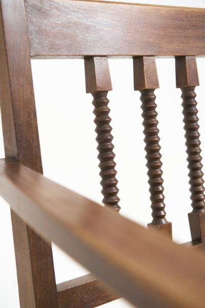 Victor Courtray Pair of Rush Armchairs