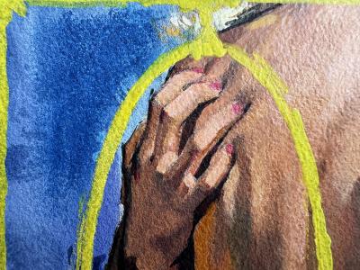 Victor Kalin Steamy Romance Lovers Embrace in Bed Mid Century Paperback