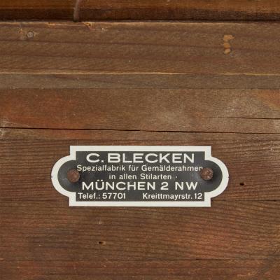 Victor Pierre Huguet Large Orientalist painting of an Arab caravan at a desert well by Huguet