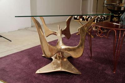Victor Roman Important bronze Dinning table or Console By Victor Roman