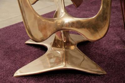 Victor Roman Important bronze Dinning table or Console By Victor Roman