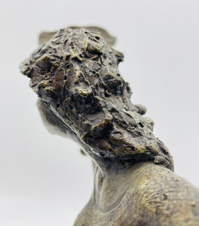 Victor Salmones Victor Salmones Bronze Sculpture Titled La Cuerda Floja Signed Number 6 10