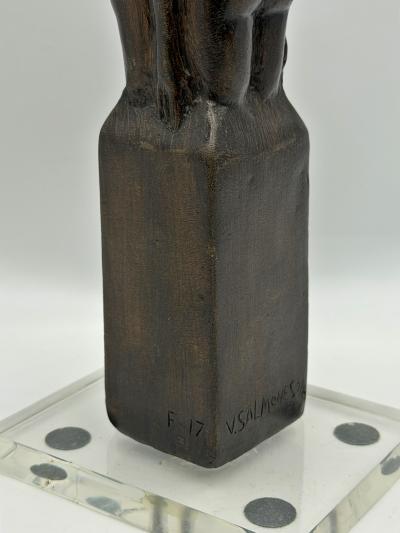 Victor Salmones Victor Salmones Momento Eterno Figurative Nude Bronze Sculpture Signed