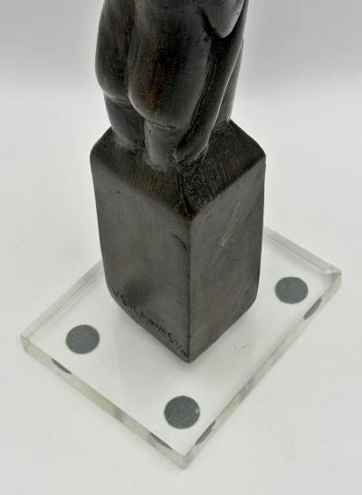 Victor Salmones Victor Salmones Momento Eterno Figurative Nude Bronze Sculpture Signed