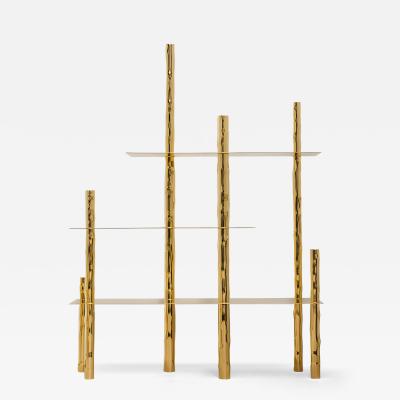 Victor Tison French Bespoke Brass Etagere