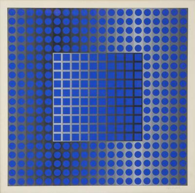 Victor Vasarely Print Zett KSZ