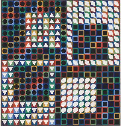 Victor Vasarely Victor Vasarely screenprint in color M C 2 1970