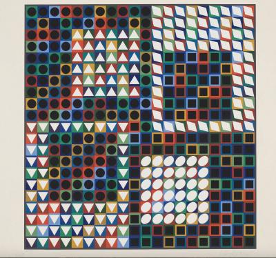 Victor Vasarely Victor Vasarely screenprint in color M C 2 1970