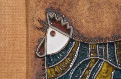 Victoria Littlejohn Ceramic Chicken Wall Plaque Art