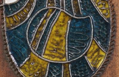 Victoria Littlejohn Ceramic Chicken Wall Plaque Art