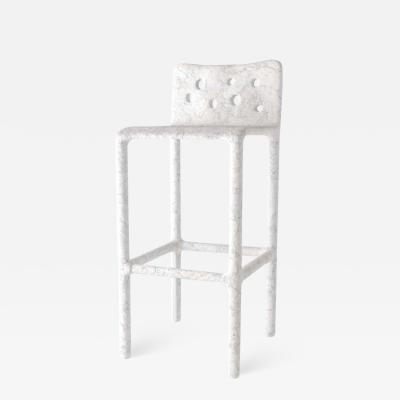 Victoria Yakusha White Sculpted Contemporary Chair by FAINA