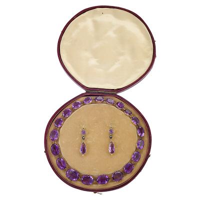 Victorian Amethyst Parure