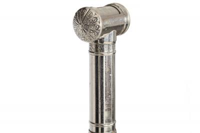 Victorian Antique Smoker s Cane Walking Stick with Money Matches Box