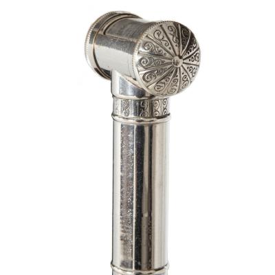 Victorian Antique Smoker s Cane Walking Stick with Money Matches Box