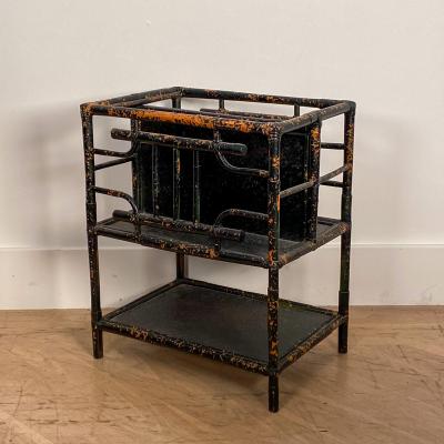 Victorian Bamboo Magazine Rack Circa 1890