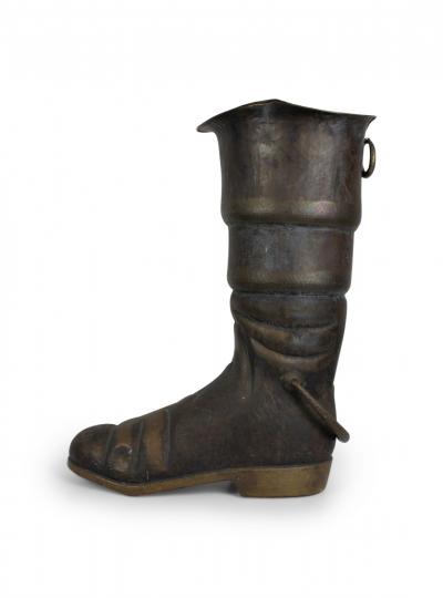 Victorian Brass Boot Umbrella Stand