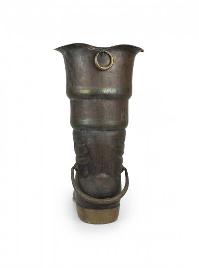Victorian Brass Boot Umbrella Stand