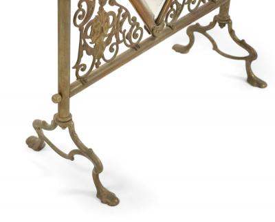 Victorian Brass Fire Screen