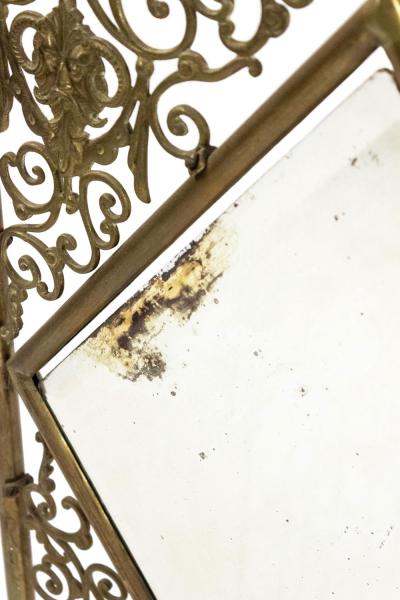 Victorian Brass Fire Screen