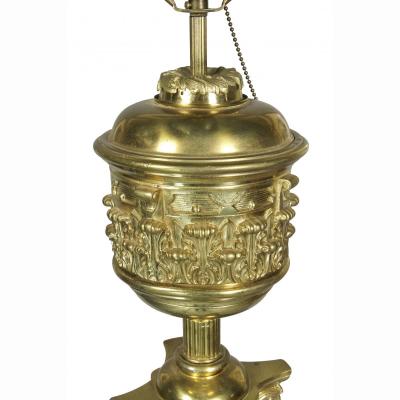 Victorian Brass Floor Lamp