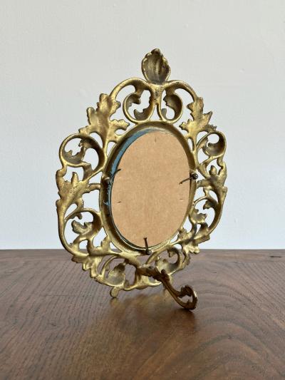 Victorian Brass Picture Frame